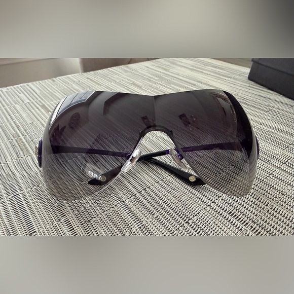 Versace Oversized Shield Sunglasses main image 8